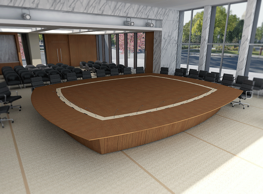 SENIOR FEDERAL AGENCY large conference table