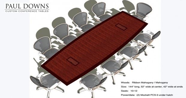 Rendering for Paul Downs Cabinetmakers