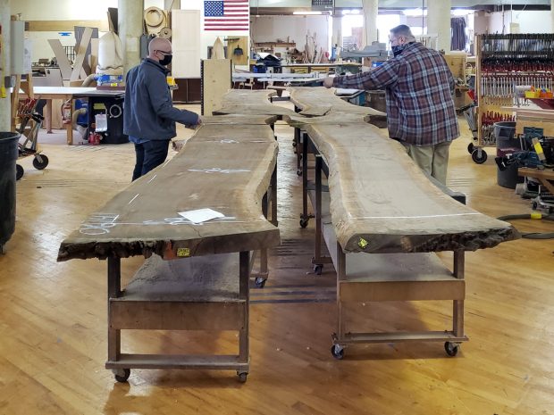 solid wood slabs