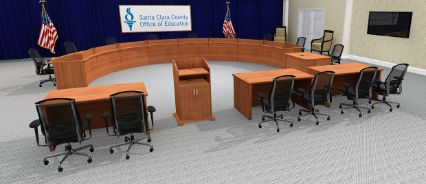Sanata Clara Social Distancing Committee Table