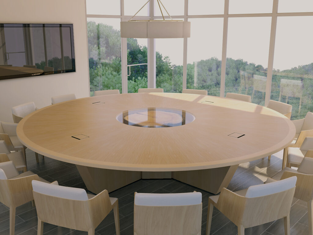 custom branding conference table