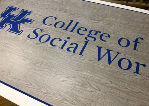University of Kentucky graphic conference table graphic laminate conference table