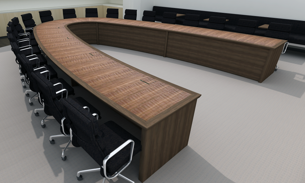 u-shape conference table
