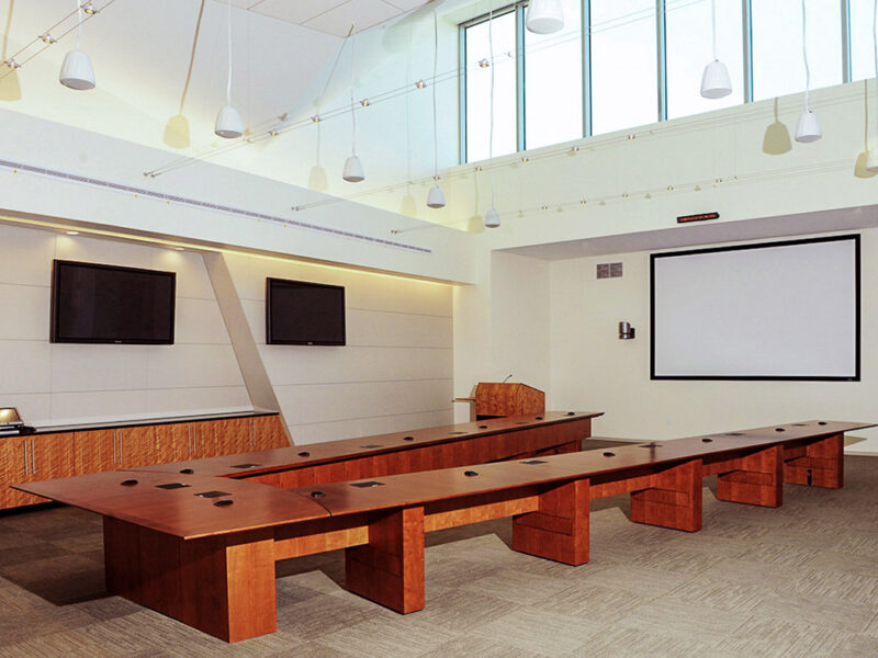 NASA - Langley Research Center V Shaped Conference Table NASA Langley Research Center V Shaped Conference Table