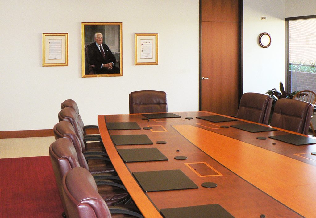 traditional conference room table