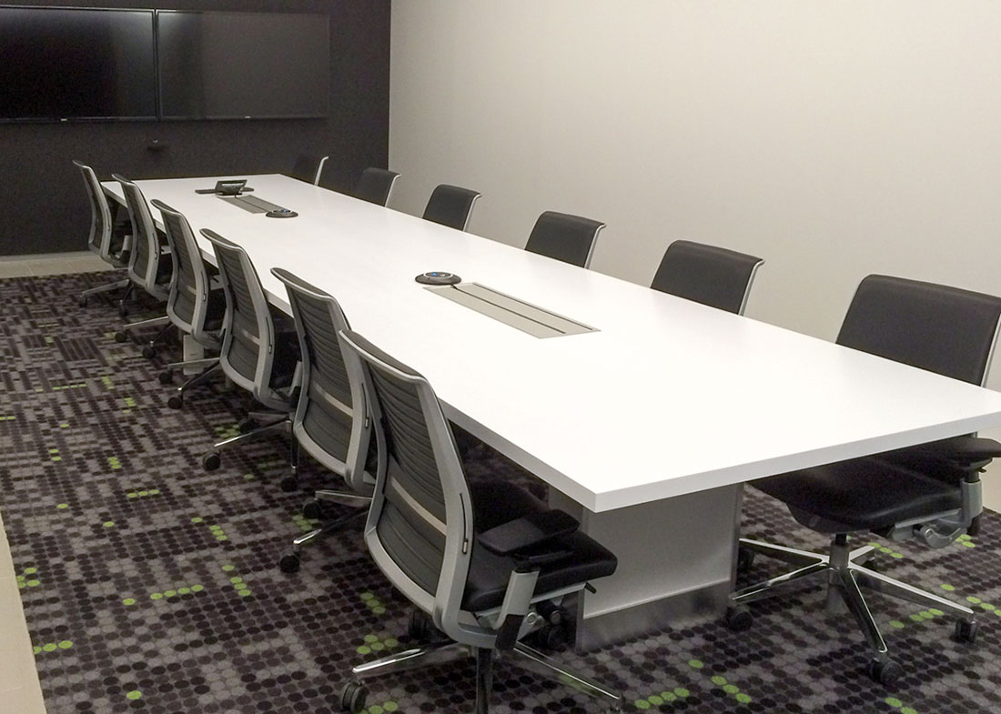 vXchnge Modern White Conference Table vXchnge Modern White Conference Room Table