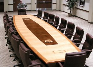 Exotic Wood Conference Table Buckley AFB Exotic Wood Conference Table