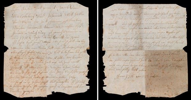 Jacob Arend Letter