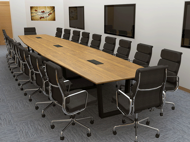 modular teleconferencing table