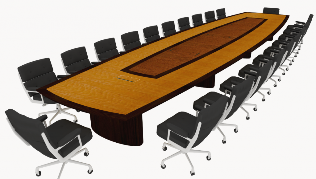 transitional conference table