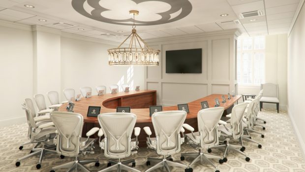 telecommuting conference table