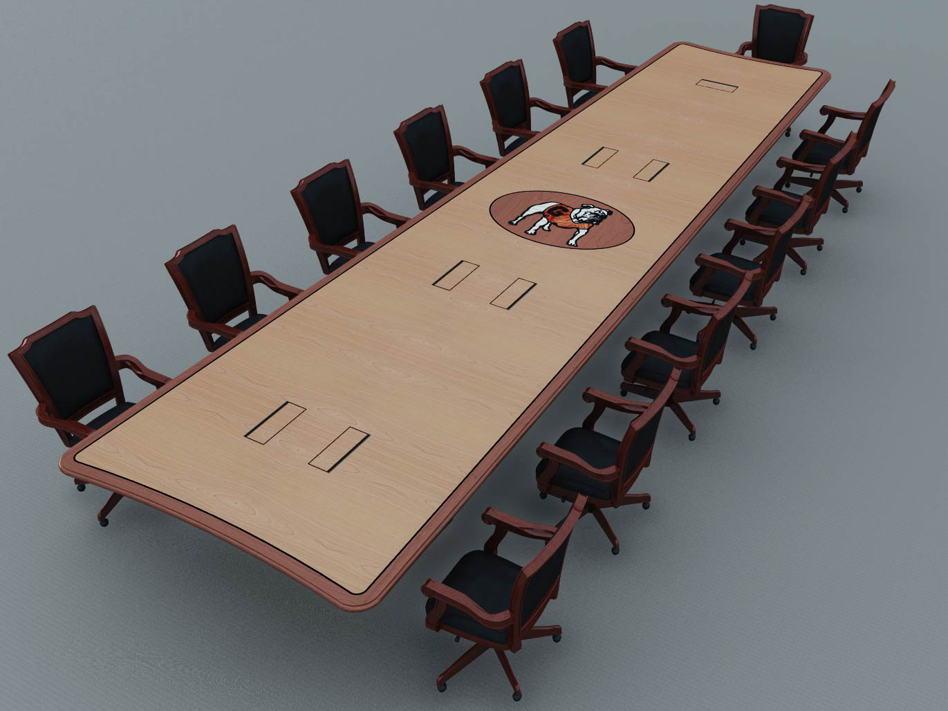 UGA large table chairs UGA Large Table