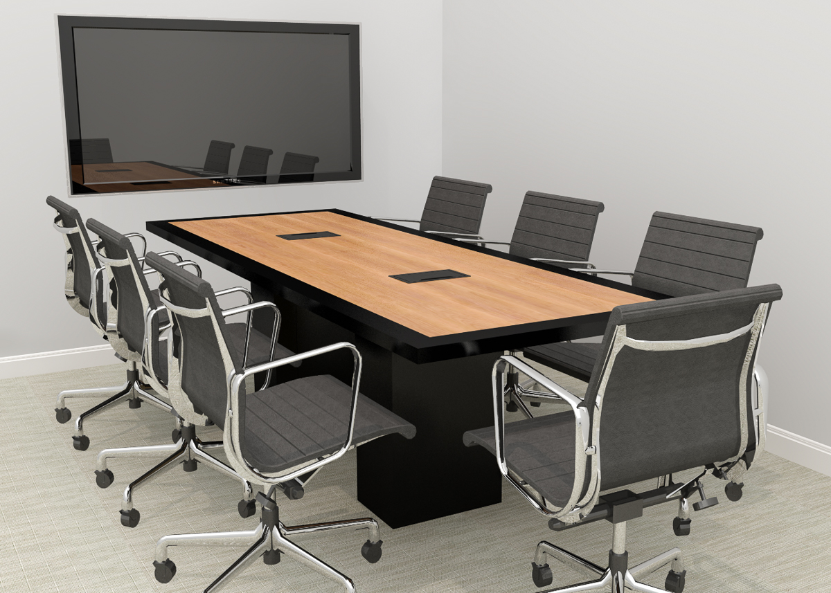 GSA custom laminate AV conference table-5 custom laminate conference table