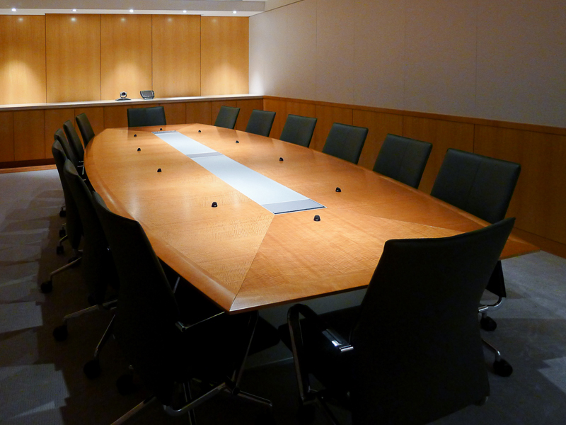 ShorensteinRoom_metal Metal Conference Table