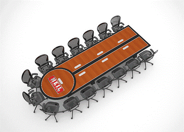 scissor-conference-table Scissoring Conference Table