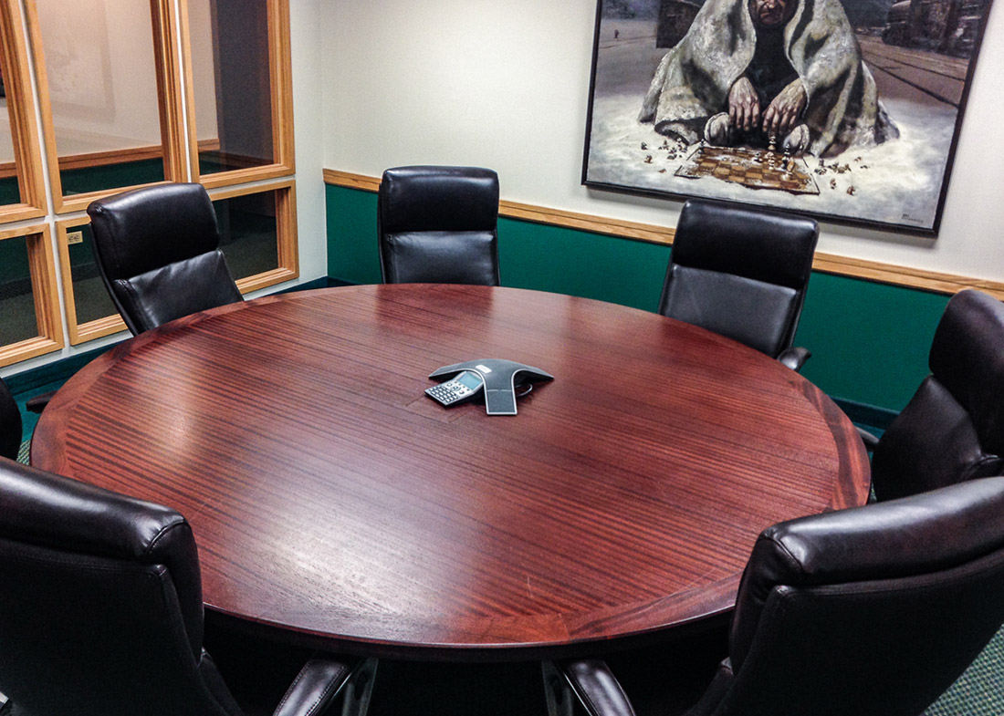 Hoey and Farina Round Conference Room Table Hoey and Farina Round Conference Room Table