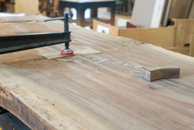 solid wood table