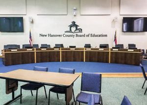 New Hanover School Board Arc Shaped Committee Table