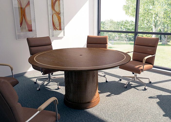Essent Custom Round Meeting Table Essent Custom Round Meeting Table